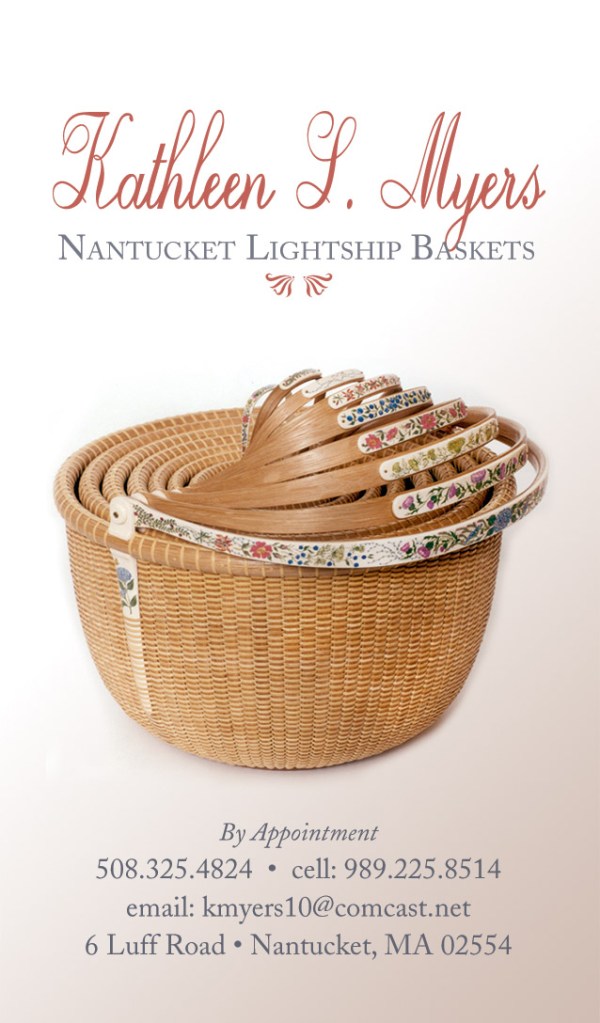 Nantucket Lightship Basket, Business Card